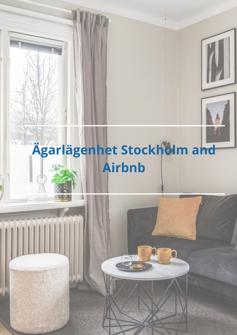 Ägarlägenhet Stockholm property management and Sweden’s best Airbnb Host