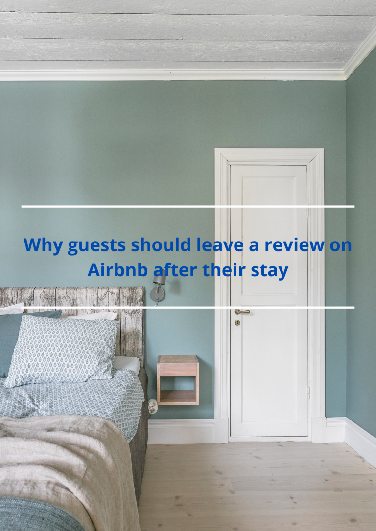 Why guests should leave a review on Airbnb after their stay