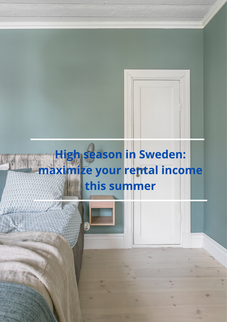 High season in Sweden: maximize your rental income this summer